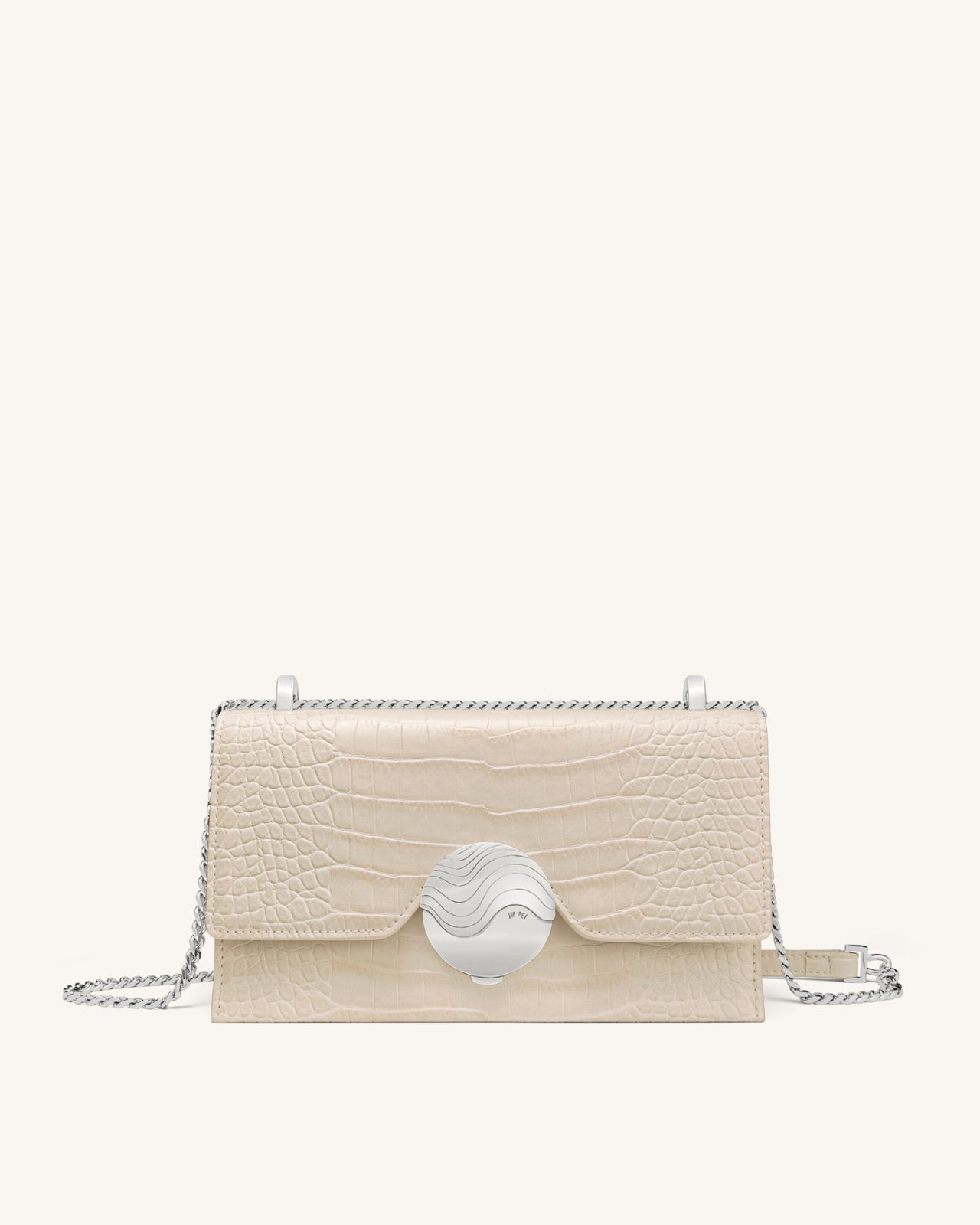 Jade Chain Bag - Ivory Cocco