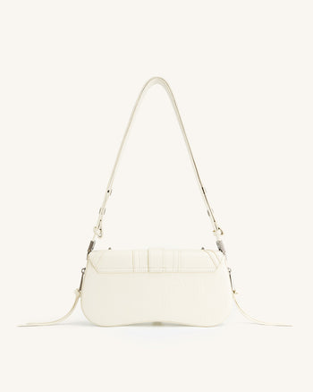 Joy Borsa a Spalla Schiacciata - Bianco