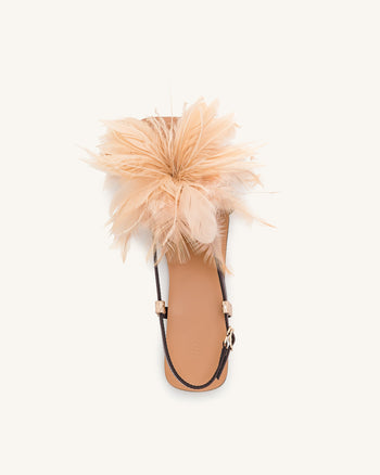 Sandali Fluffy Flats - Marrone