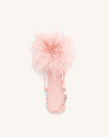 Sandali Fluffy Flats - Rosa Beige