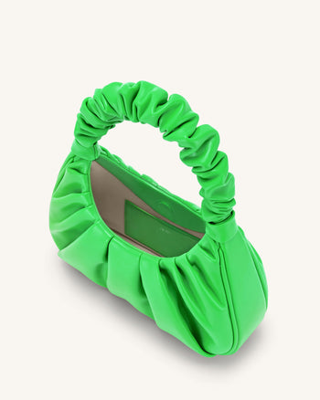 JW PEI Borsa a Mano Gabbi Increspata da Donna - Verde Neon