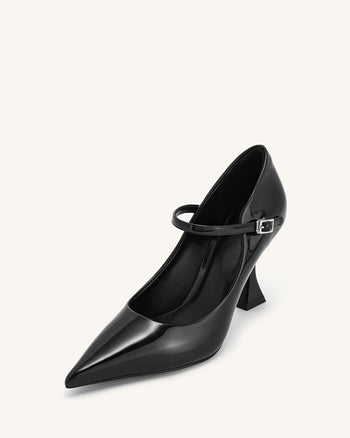 Thalina Patent Leather Pumps - Nero