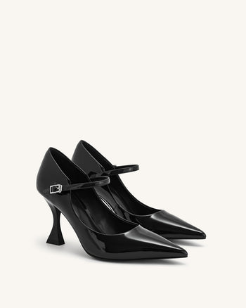 Thalina Patent Leather Pumps - Nero