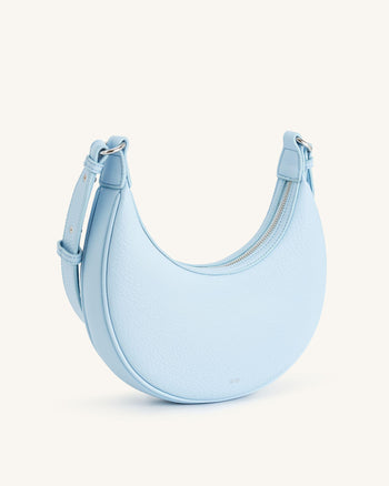 Borsa a tracolla media Carly - Blu