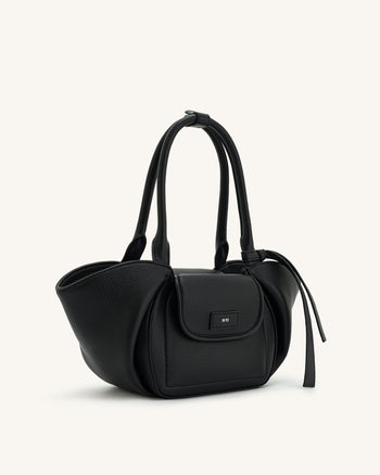 Borsa a Spalla con Tasche Zoey - Nera