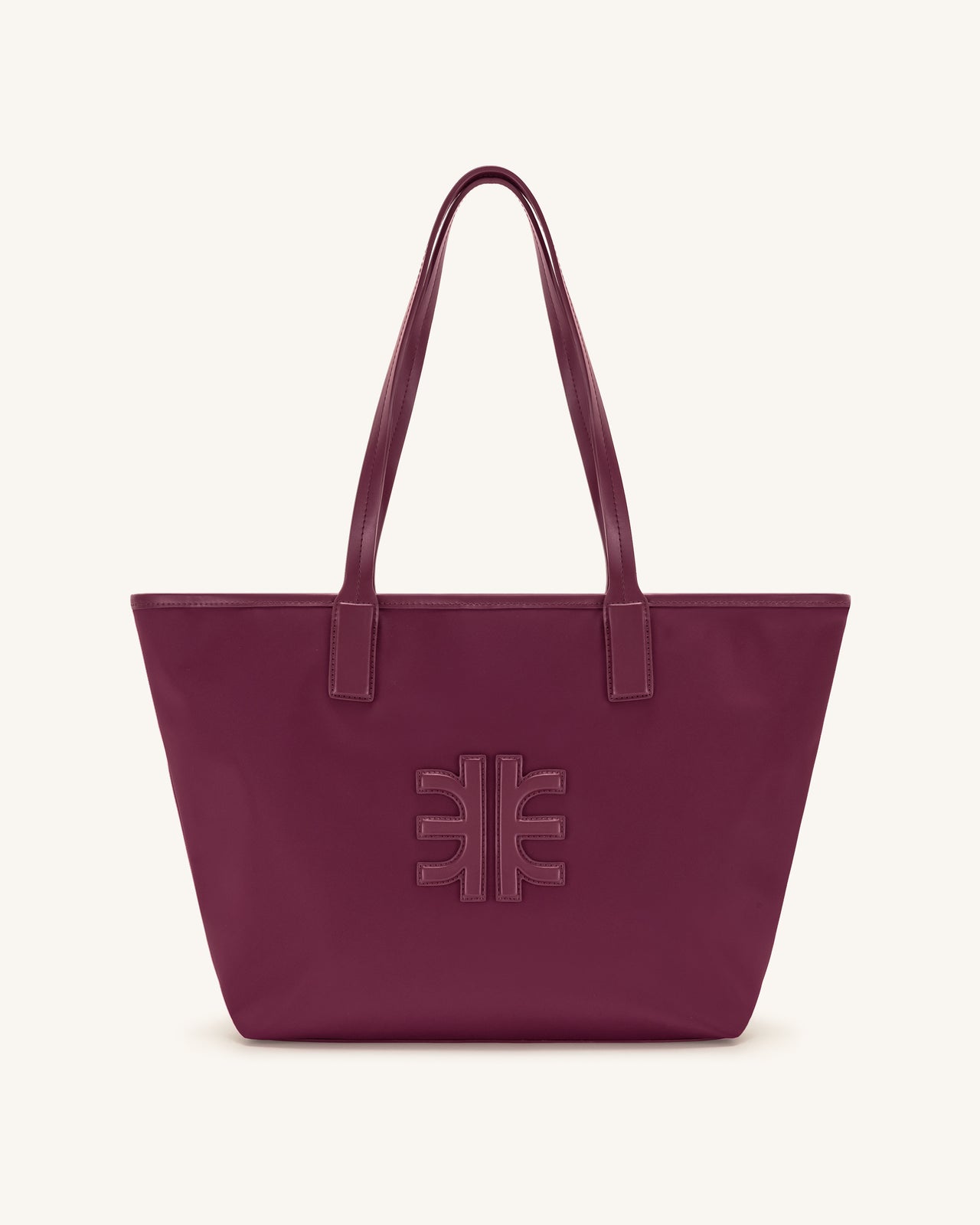 Cathy Tote bag in nylon - Rosso bordeaux