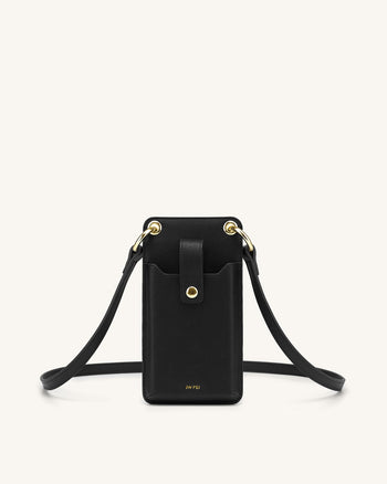 Quinn Phone Borsa- Nero Vegan Pelle