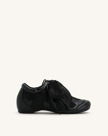 Rosie Scarpe da Ginnastica Basse con Fiocco - Nero