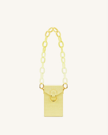 Mya Gradient Acrylic Chain Spalla - Giallo